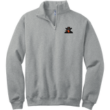 Biggby Bandits NuBlend 1/4-Zip Cadet Collar Sweatshirt