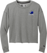 Brandywine Outlaws New Era Ladies Tri-Blend Fleece Crop Crew